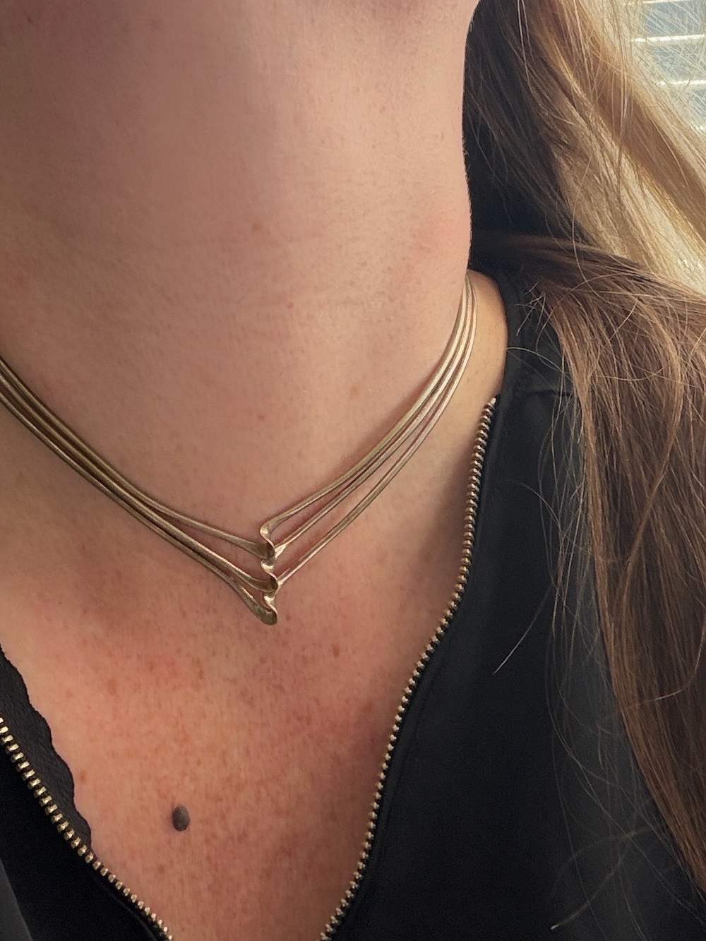 🇲🇽 Vintage Sterling Mexico Choker Necklace